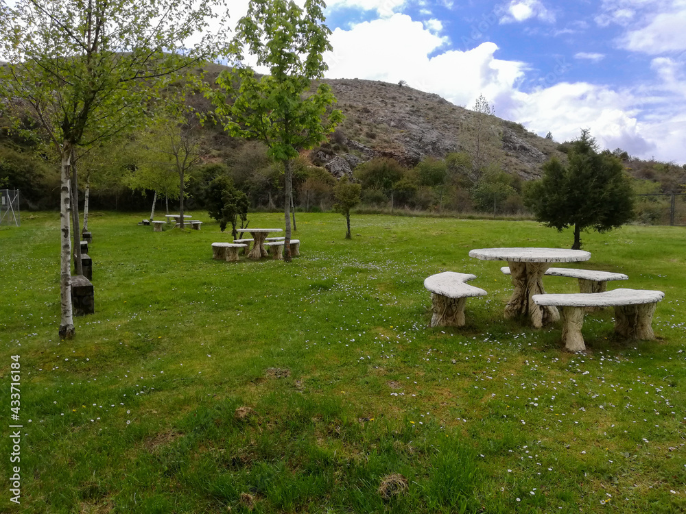 Beautiful natural picnic area