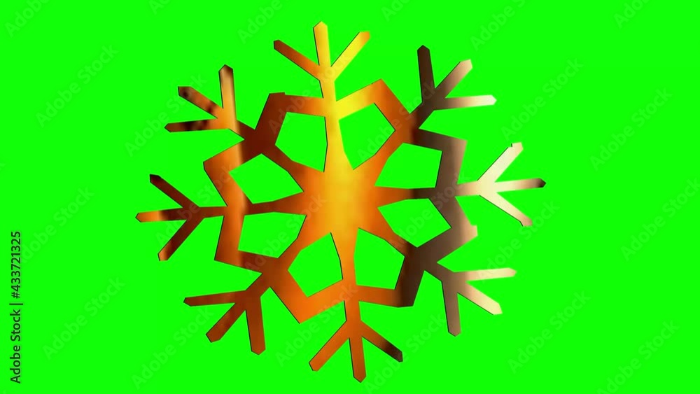 Snowflakes shine and change their color Snowflakes shine and change their color