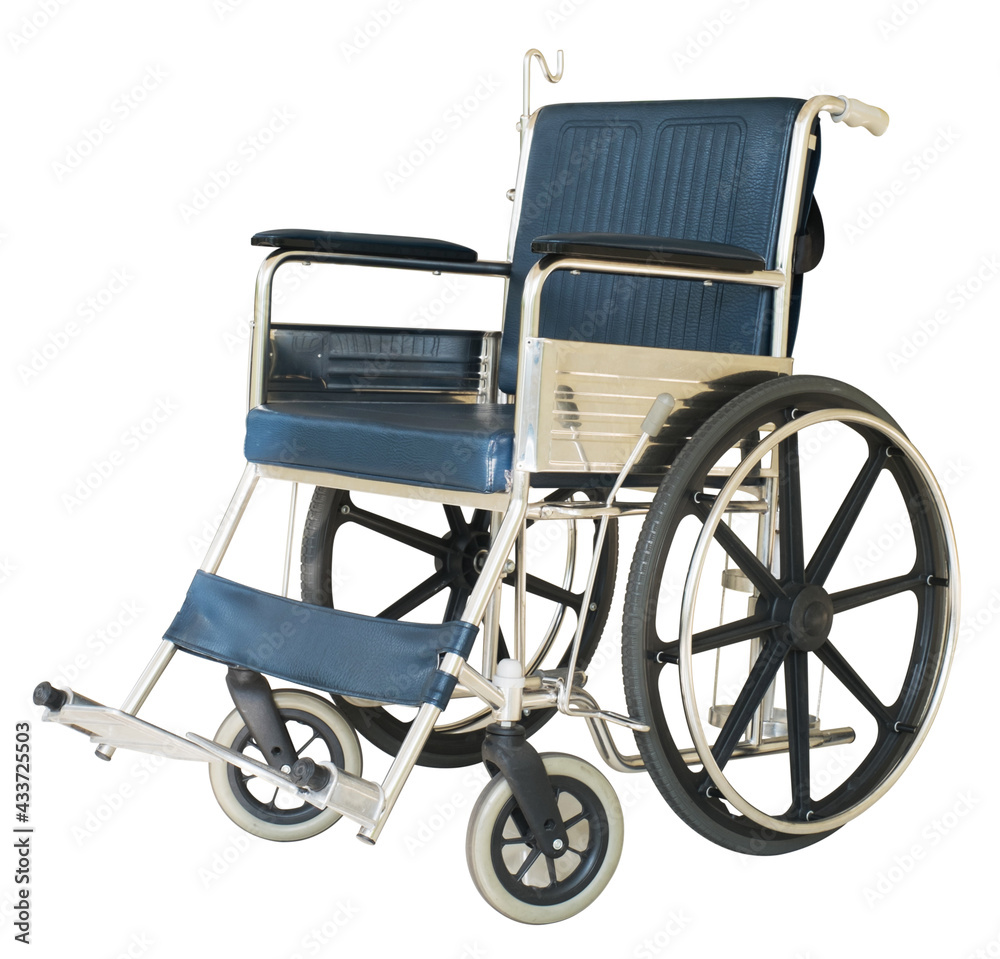 Fototapeta premium Wheelchair isolated on white background