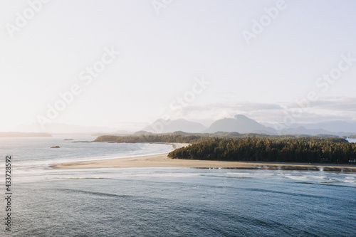Beautiful scenery of a Pacific Rim National Park Reserve in Bamfield, Canada photo