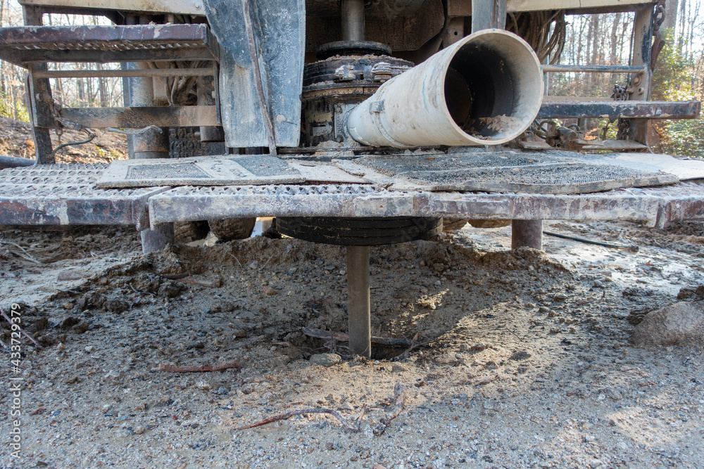 well drilling equipment on private property well drilling equipment on private property