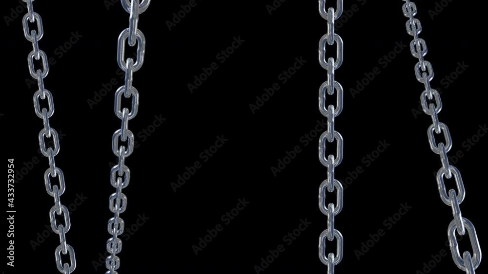 metal chain link connection loop animation metal chain link connection loop animation