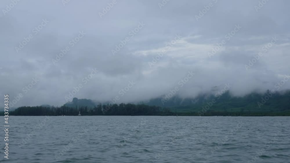 The sea on cloudy day The sea on cloudy day