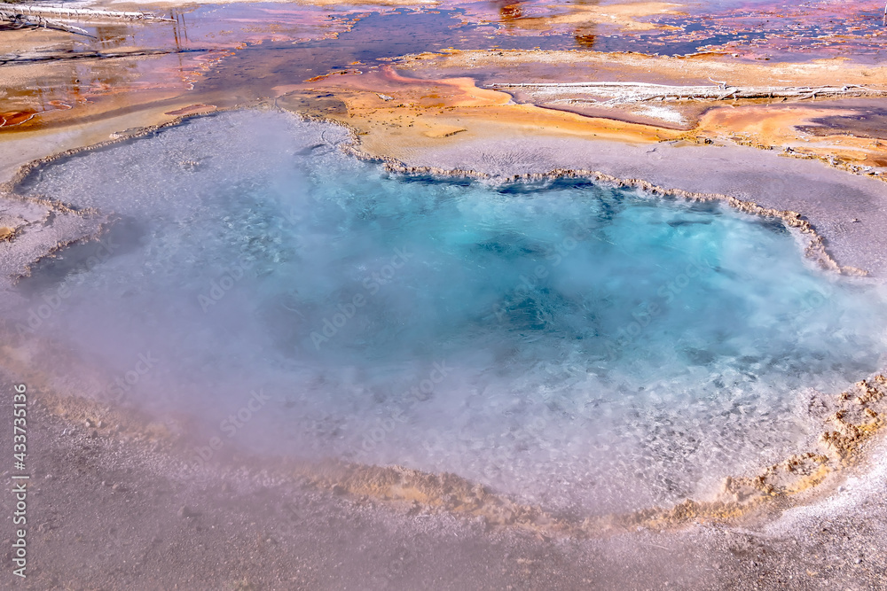 Grand Prismatic Spring in Yellowstone National Park Grand Prismatic Spring in Yellowstone National Park