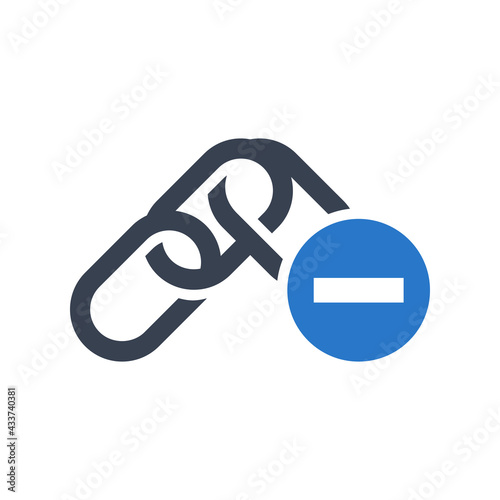 Link removal icon