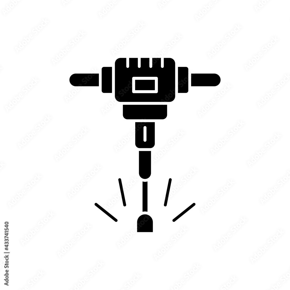 Jack hammer icon