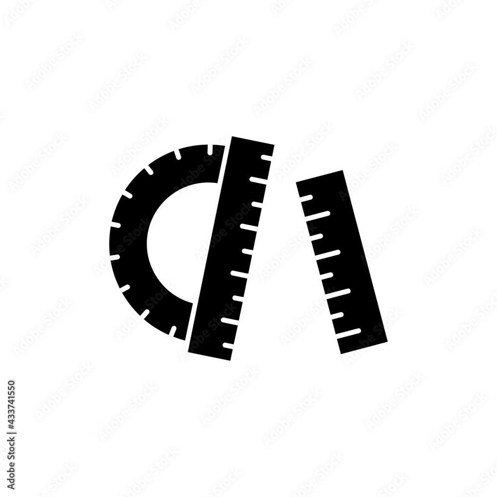 Ruler measure icon Ruler measure icon