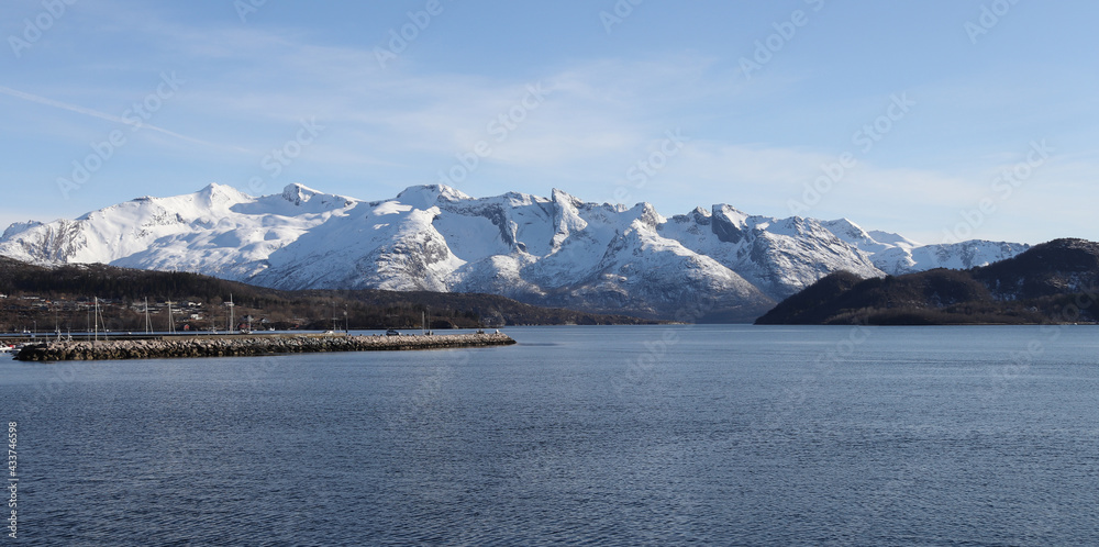 Norwegian coastline