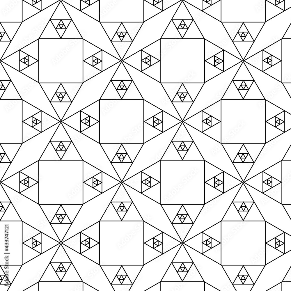 Fototapeta premium Geometric pattern for your design and background