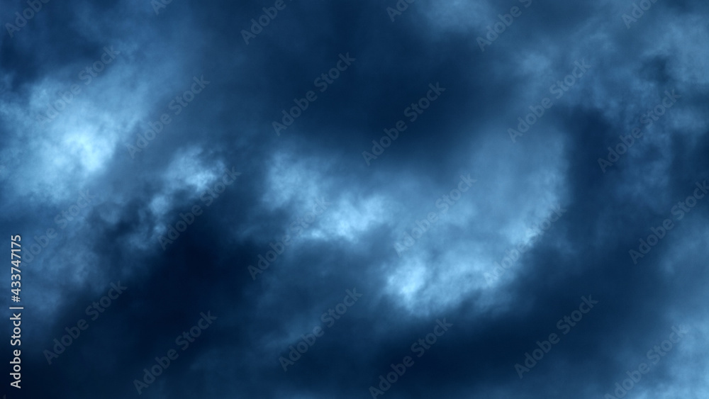 Obraz premium Dramatic thunderclouds. Storm dark clouds.
