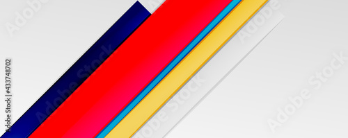 Color abstract lines trendy geometric background for business or technology presentation  internet poster or web brochure cover  wallpaper