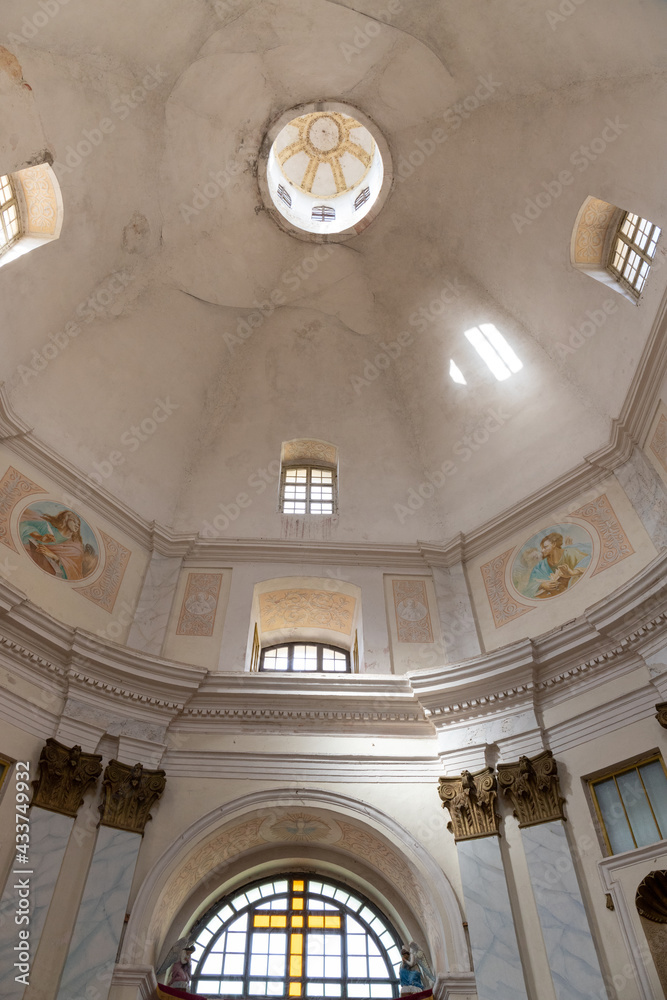 interior of an old church in a small town in the east