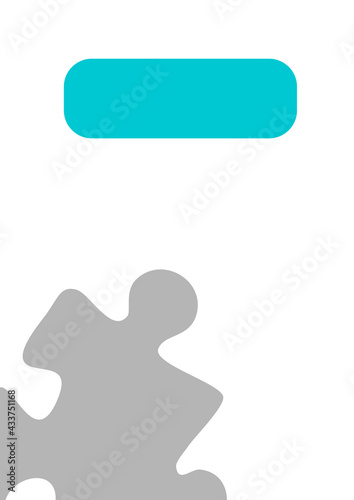 Vertical illustration format A4 - the design of the screen of the phone or tablet for inscriptions and photos