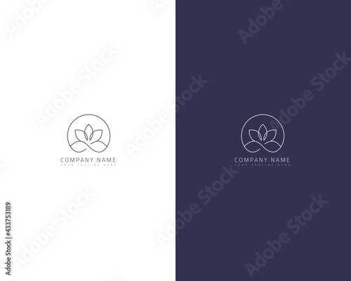 Modern Flower Logo Design