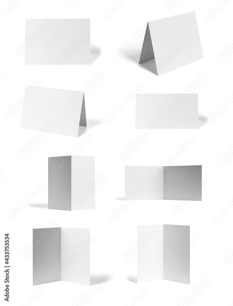 folded leaflet white blank paper template book desktop calendar folded leaflet white blank paper template book desktop calendar
