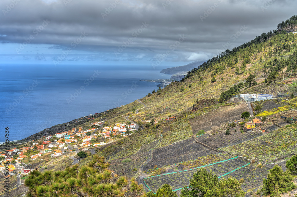 San Antonio Volcano, La Palma, HDR Image