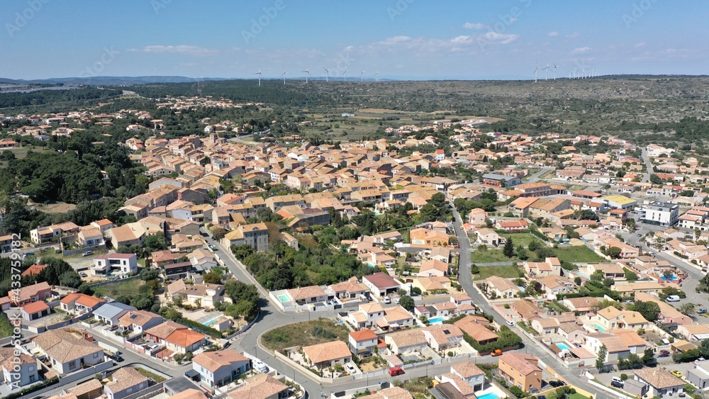 Village occitan dans le sud de la France,