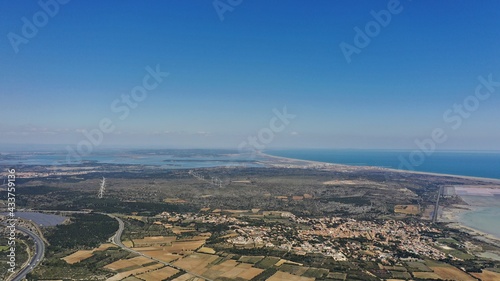 Massif des corbières dans le sud de la France