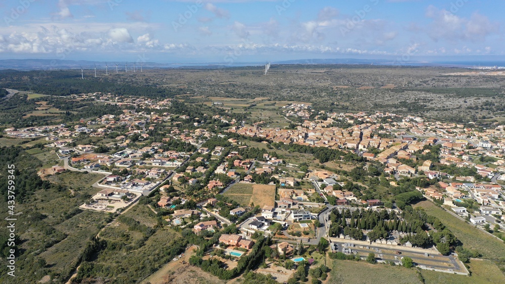 Obraz premium Village occitan dans le sud de la France,