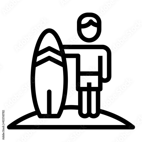 man with a surfboard