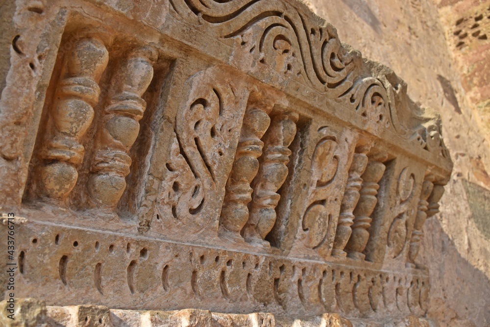 ruins of an temple in alwar,rajasthan,india,asia ruins of an temple in alwar,rajasthan,india,asia