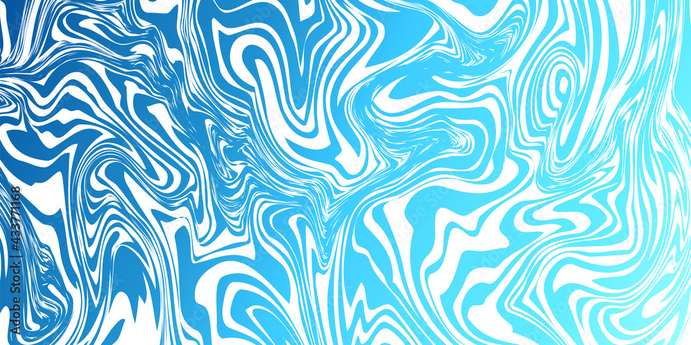 Fototapeta premium Distorted warp lines abstract gradient geometric background. Modern pattern vector