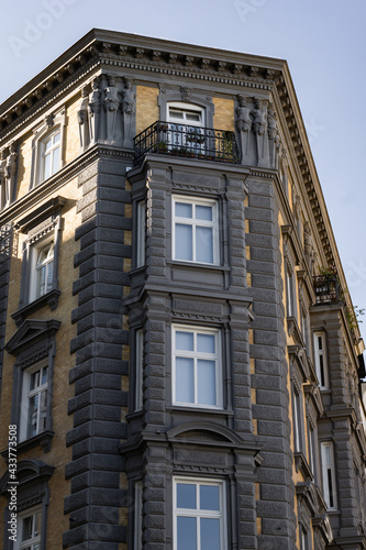 the beautiful architecture in the german city hamburg photographed by day