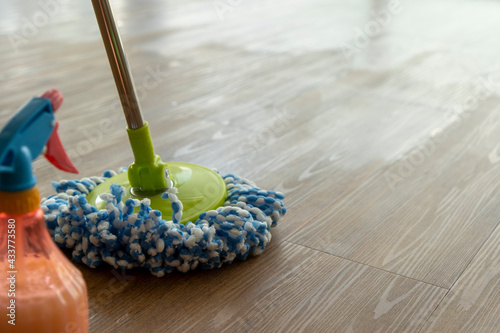 home floor hygiene set for vinyl floor tile cleaning 