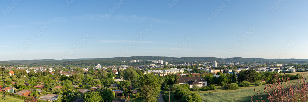 Panorama über die Stadt Kaiserslautern
