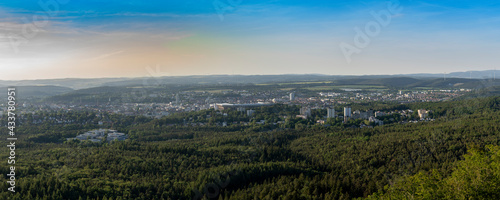 Panorama der Stadt Kaiserslautern mit Betzenberg photo