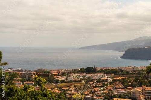 Paisaje en el Puerto de la Cruz, en la isla de Tenerife