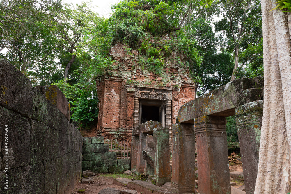 Ancient ruins Koh Ker Temple, Siem Reap Cambodia Sep 2015. 