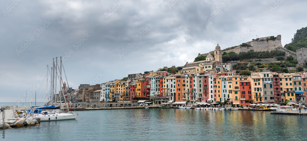 Fisherman town of Portovenere, Cinque Terre Liguria, Italy