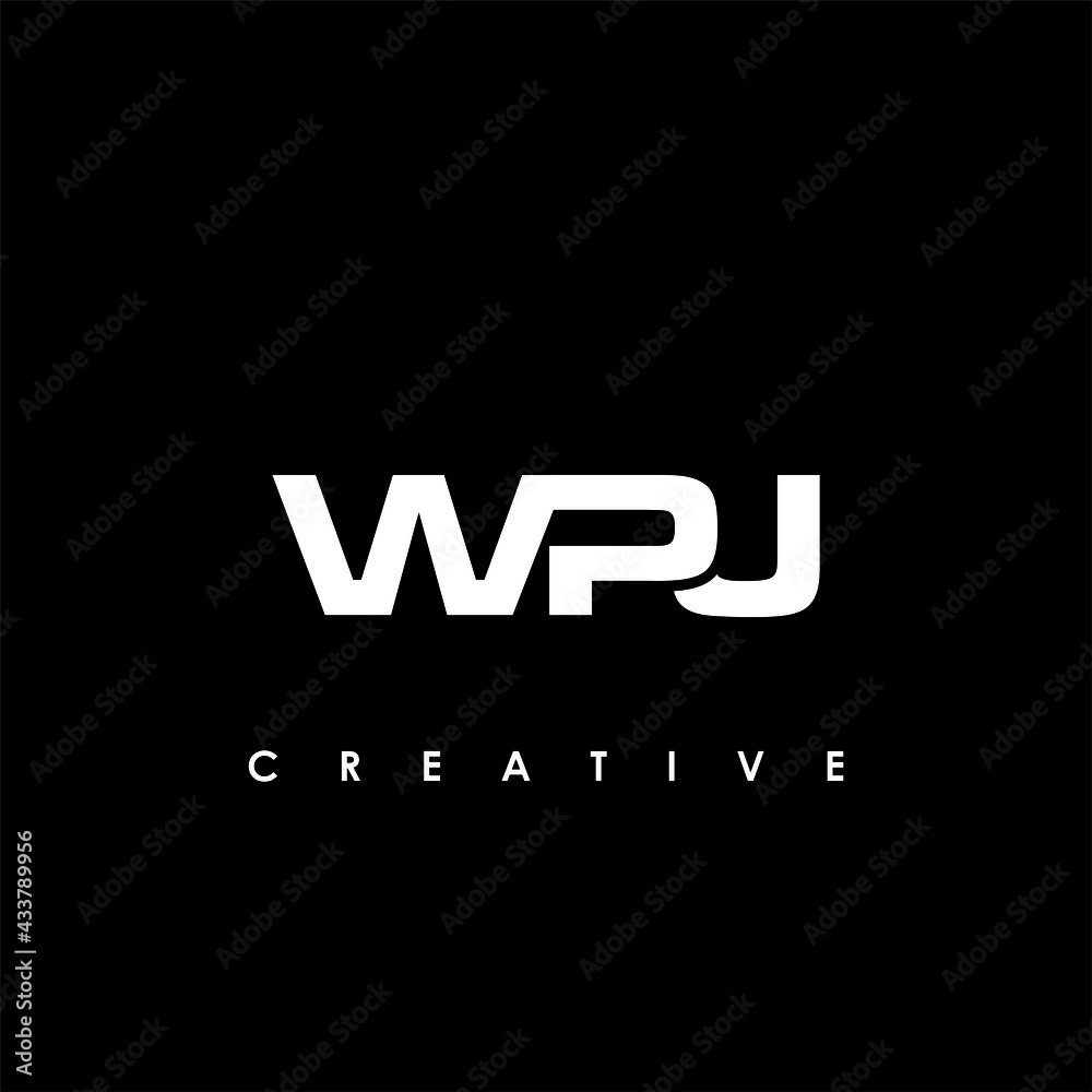 WPJ Letter Initial Logo Design Template Vector Illustration WPJ Letter Initial Logo Design Template Vector Illustration