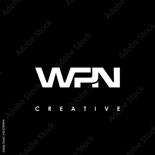 WPN Letter Initial Logo Design Template Vector Illustration
