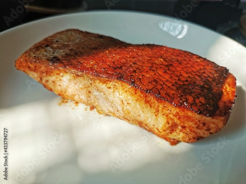 salmon steak