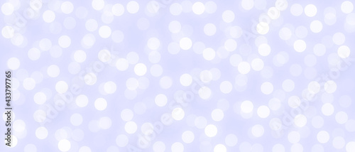 White circle bokeh on purple background