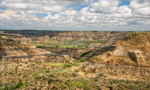 Along the Caprock Coulee Nature Trail in the Theodore Roosevelt National Park - North Unit on the Little Missouri River - North Dakota Badlands