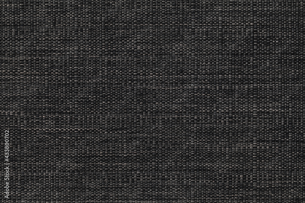Fabric texture canvas. Cotton background. Detail close up for dress or other modern fashion textile print. Gray and black textured design. Fabric texture canvas. Cotton background. Detail close up for dress or other modern fashion textile print. Gray and black textured design.