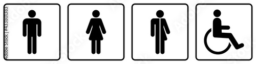 snvi5 SetNewVectorIllustration snvi - 4 Set - toilet icons . wc signs . simple flat - isolated transparent background . vector graphic design . AI10 / EPS10 . g10552