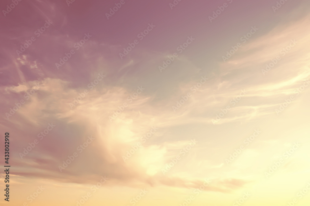 Obraz premium sunset sky gradient abstract sun light nature background