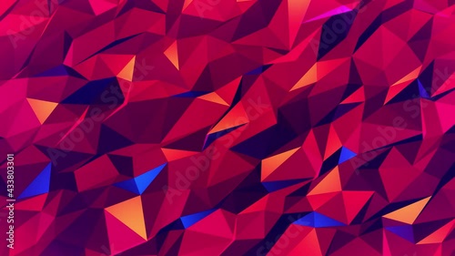 Abstract Colorful technology geometric Web Background