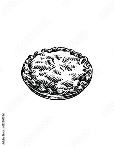 whole pie in pan
