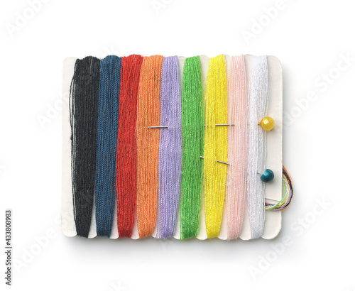 Top view of travel sewing kit