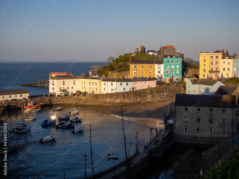 Tenby Seafront, Tenby, Pembrokeshire, Wales, United Kingdom