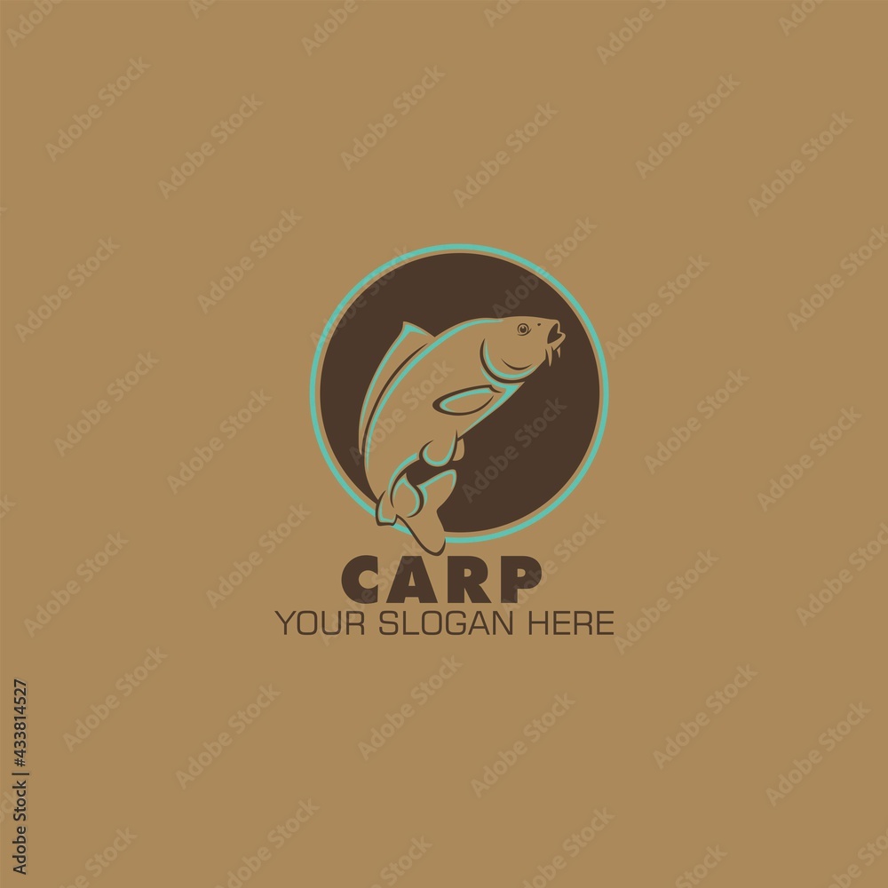 The figure shows a  carp fish
