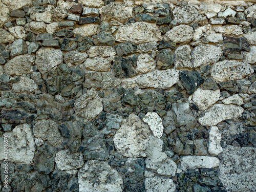 Background. Stonewall with a beautiful texture.