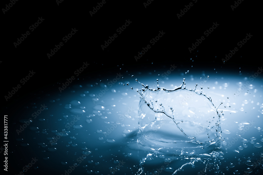 Drop falling on a hard surface Drop falling on a hard surface