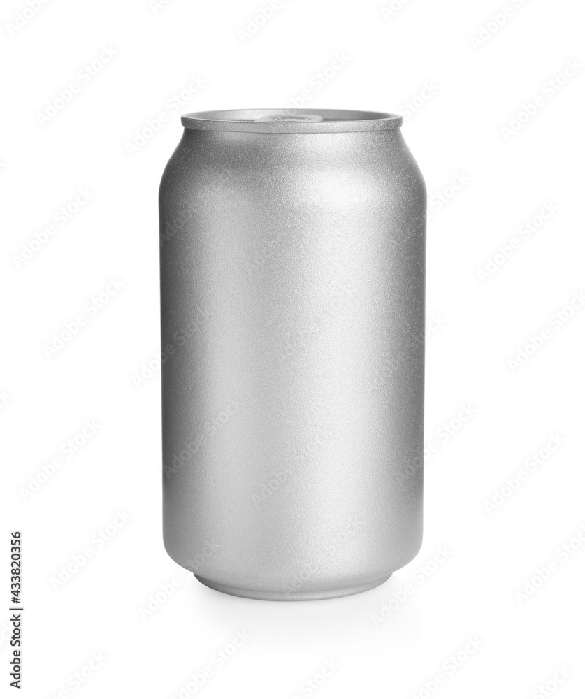 Aluminium can of beverage isolated on white Aluminium can of beverage isolated on white