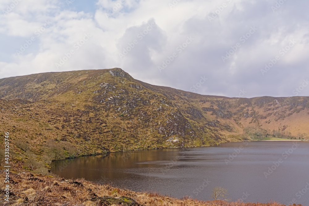 Lough Bray lower lake in Wicklow mountains national park, Dublin, Ireland
